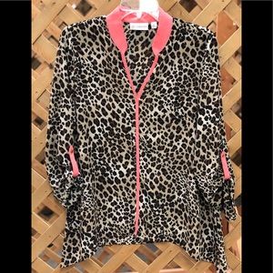 Ladies Animal Print Blouse